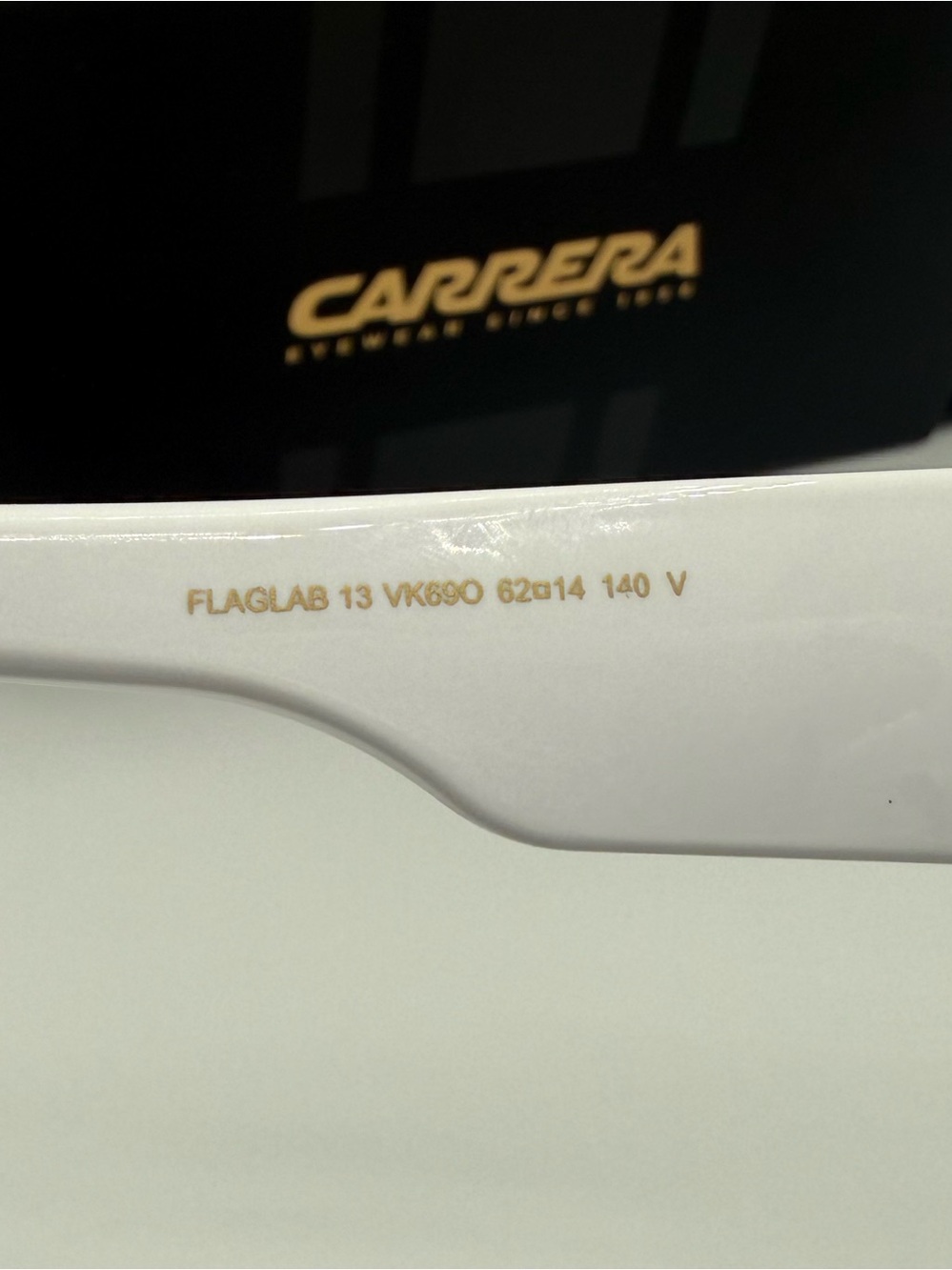 Carrera White & Gold Sunglasses - Carrera Brand - Picture 3 of 6